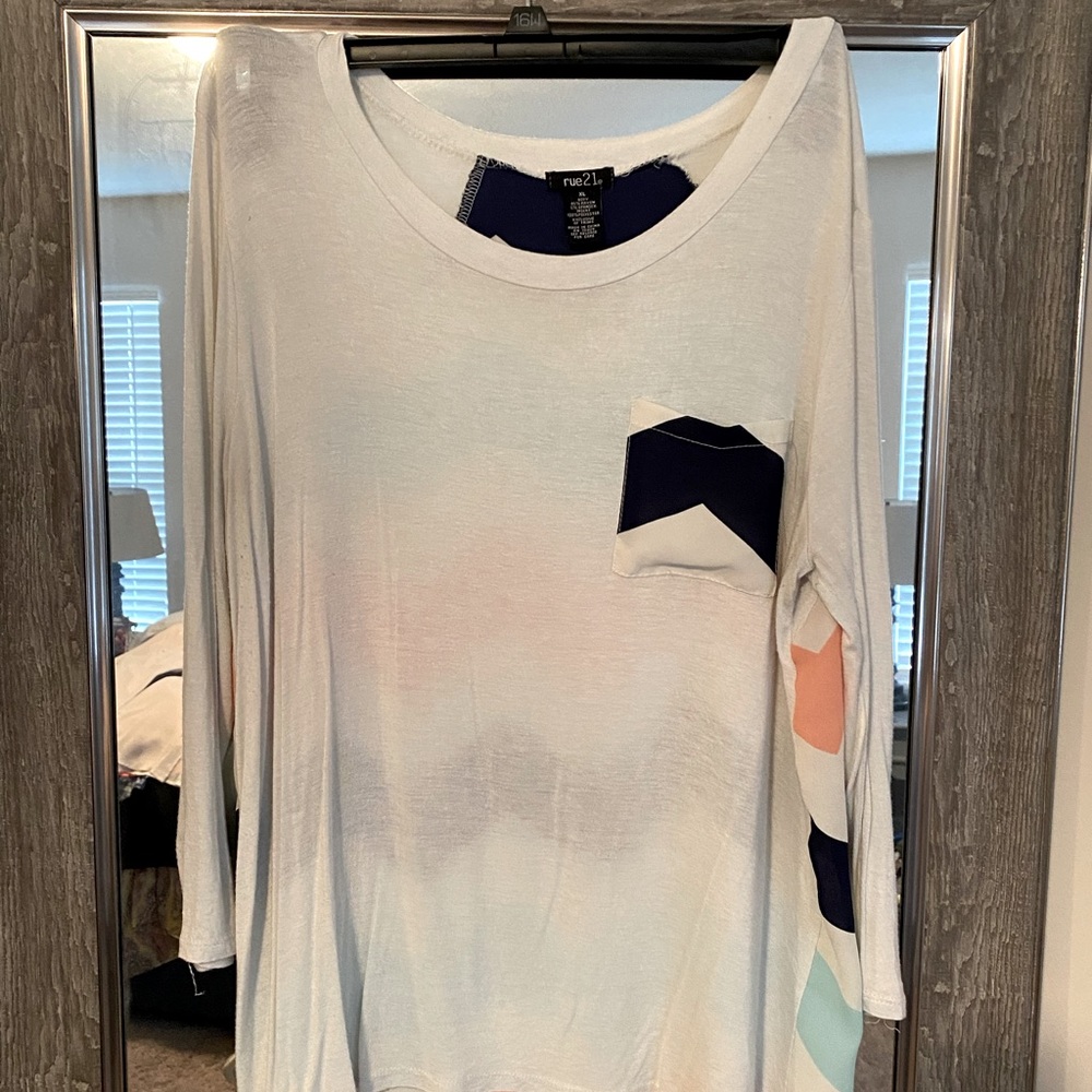 3/4 length sleeve top